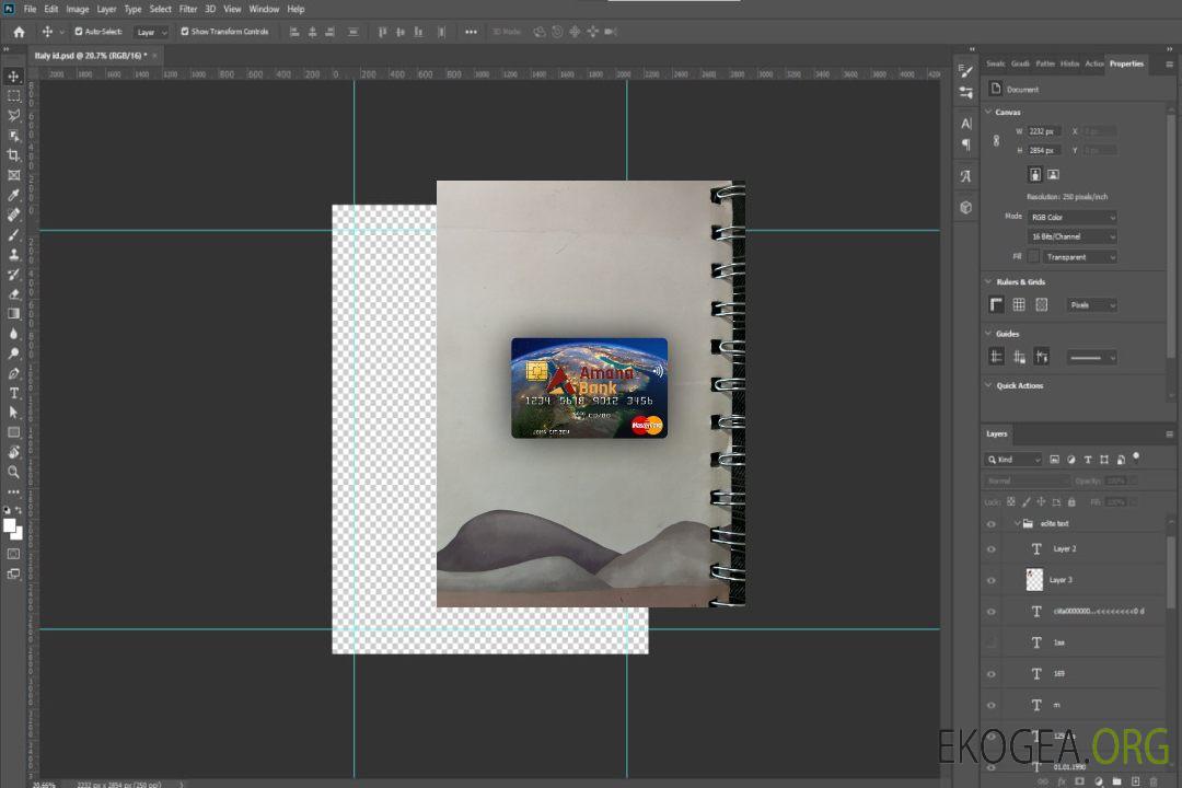 Somalie Amana Bank mastercard photolook recto template